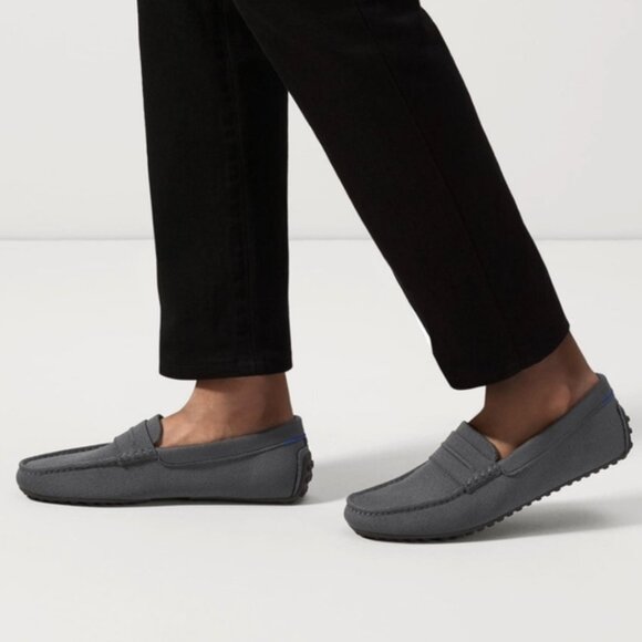 Rothy’s Men’s The Driving Loafer in Gray Graphite, Size 10.5 - Picture 1 of 13